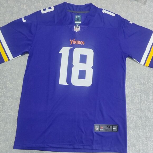 Nike Minnesota Vikings Justin Jefferson #18 Blue NFL Jersey